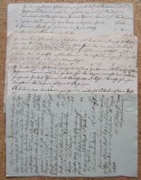 4 BRIEFE / DOKUMENTE 1840 MIT PRÄGESTEMPEL REP. BERN 5 RAP.