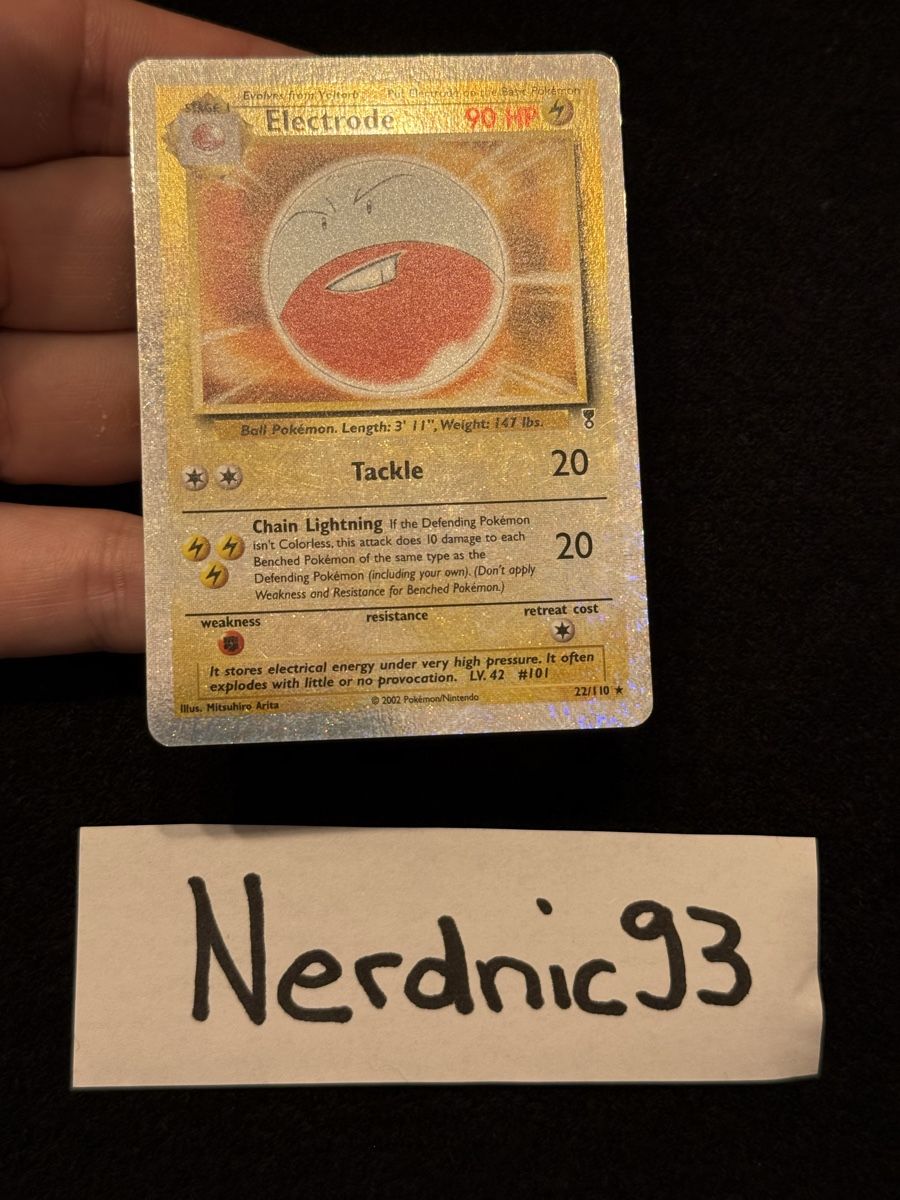Pokémon Carte collezionabili: Electrode 22/110 Legendary Collection Reverse Holo NM – Nuovo (secondo la descrizione) da Glattpark(Opfikon) venduto da Nerdnic93 3