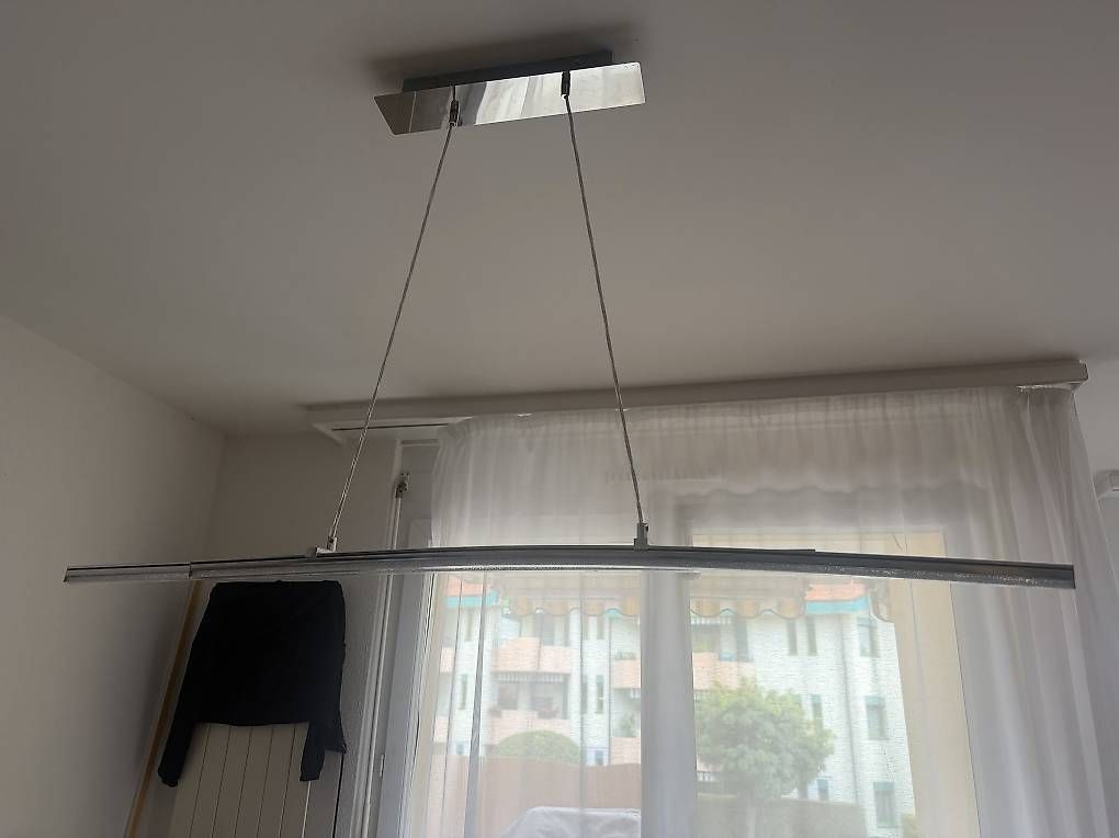 Lampade: Suspension LED extensible chrome  Lampe pour table à manger – Usato da Gland venduto da Arco2509 3