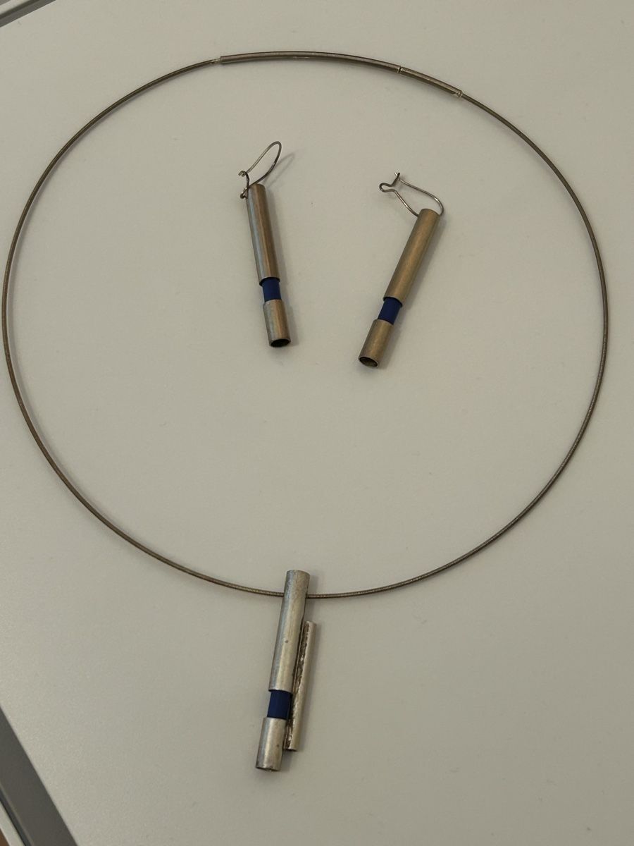 Sonstiger Schmuck: Schmuckset Collier mit Ohrhängern, Silber  – Gebraucht aus Solothurn von Pm101