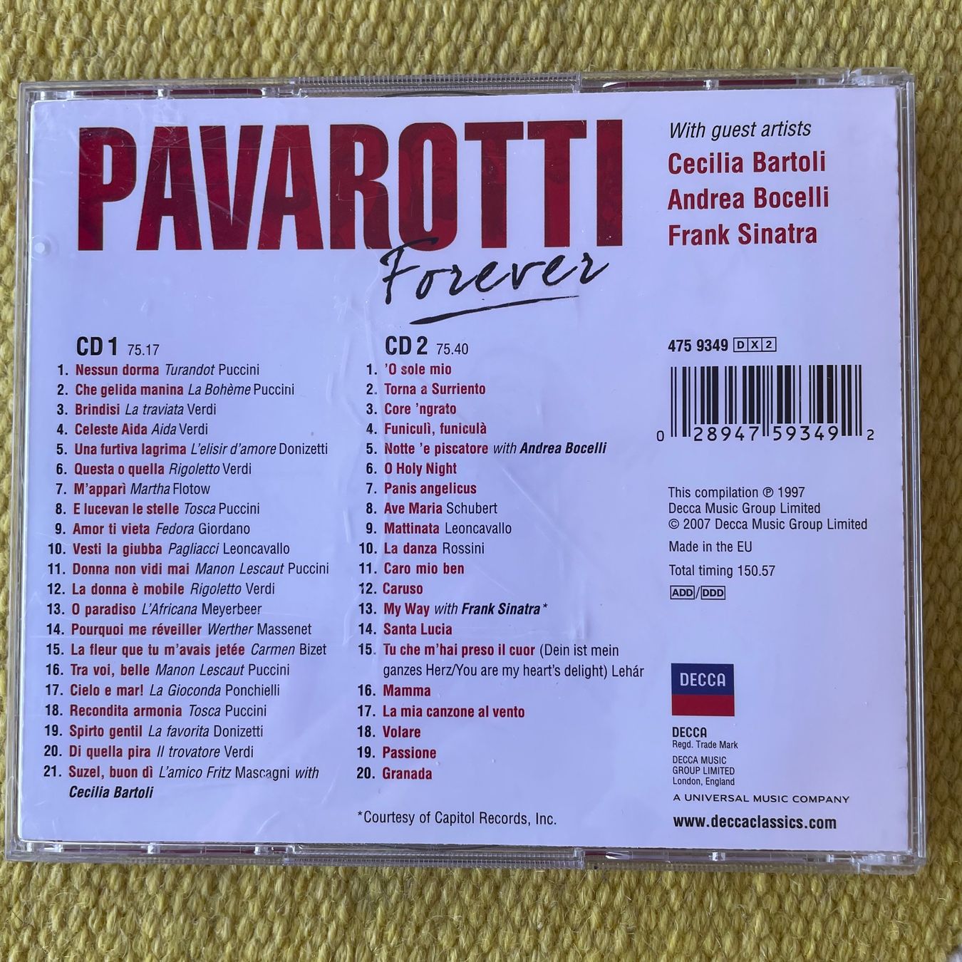 CD: LUCIANO PAVAROTTI-2CD FOREVER – Usato da Rorschacherberg venduto da CD-Roli 1