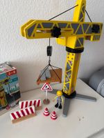Holz Kran von Playtive Junior - Baustellen Spielzeug Set