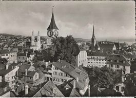 Karte Zürich 1956