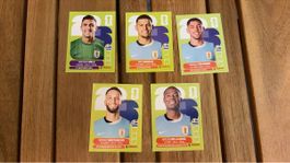 Panini Sammelkarten Fussball Uruguay 5 Stück