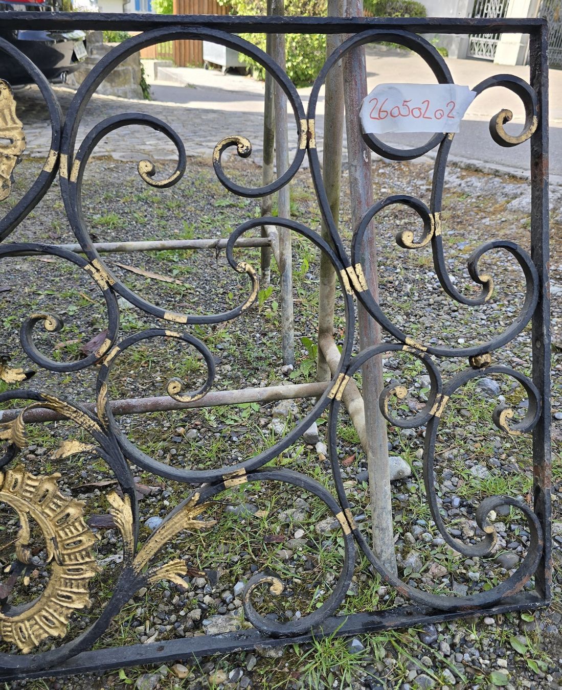 Gitter & Roste: historisches Schmiedeeisen-Gitter im Neobarock oder Rokoko – Gebraucht aus Rorschacherberg von snOOpydOg11 3