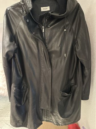Bally Lederjacke schwarz Gr. 42