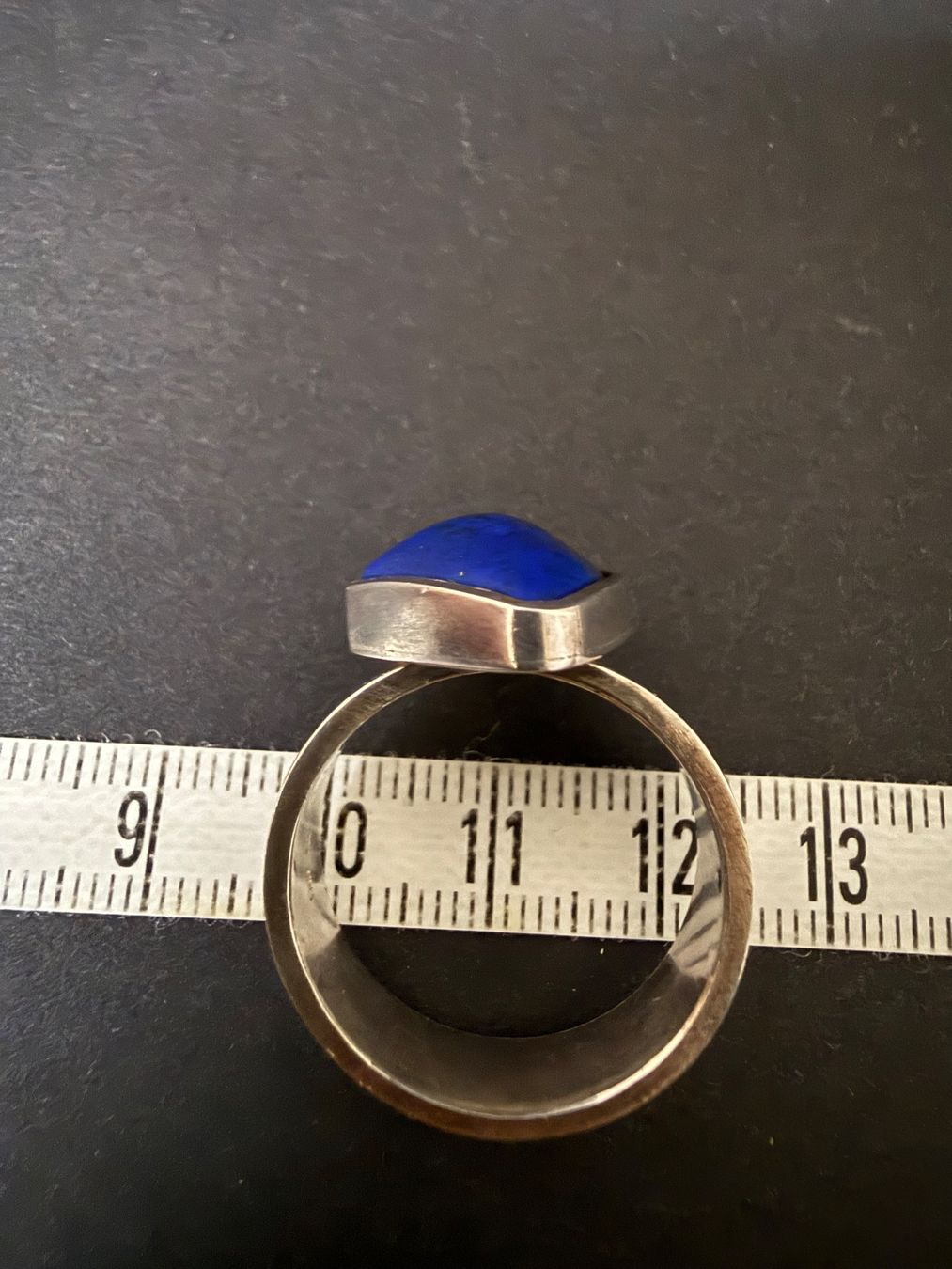 Bagues: Silber Ring mit Lapislazuli 800, Gr.66 – D'occasion à Spiegel b. Bern par Rogger72 3