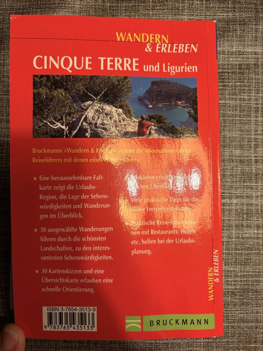Libri: Cinque Terre Ligurien Wanderführer - Sommer – Nuovo (secondo la descrizione) da Breitenbach venduto da Alice_xy 2