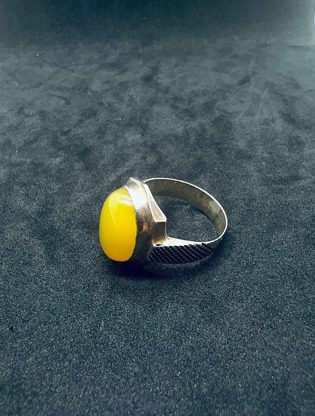 Anelli: Ring Silber 925 mit gelbem Stein – Usato da Kriens venduto da Ileriadiamore