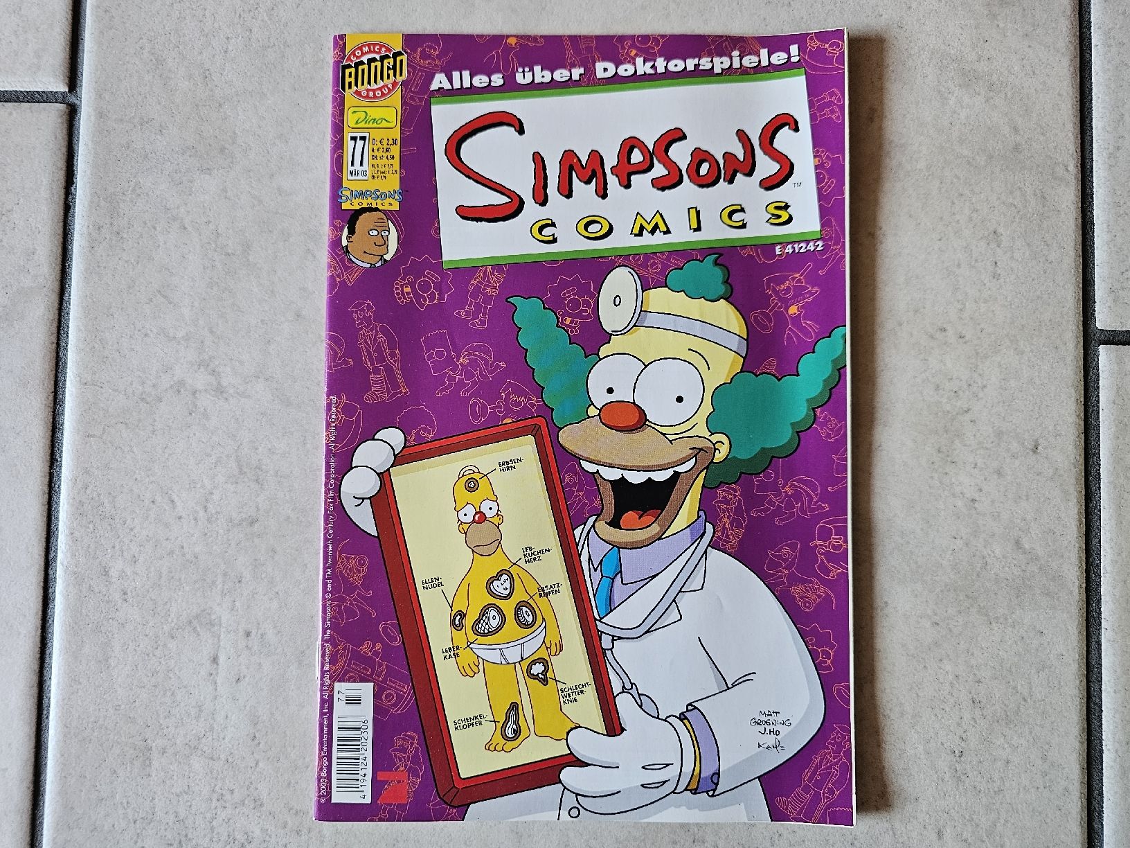 Comics: Simpsons Comic  -  Heft #77 – Gebraucht aus Schneisingen von backstore24