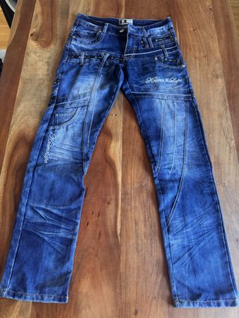 Jeans Kosmo Lupo blau Baumwolle Grösse 30 neu Zustand XI