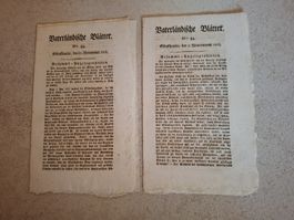 Vaterländische Blätter No. 43/44 Schaffhausen 1816