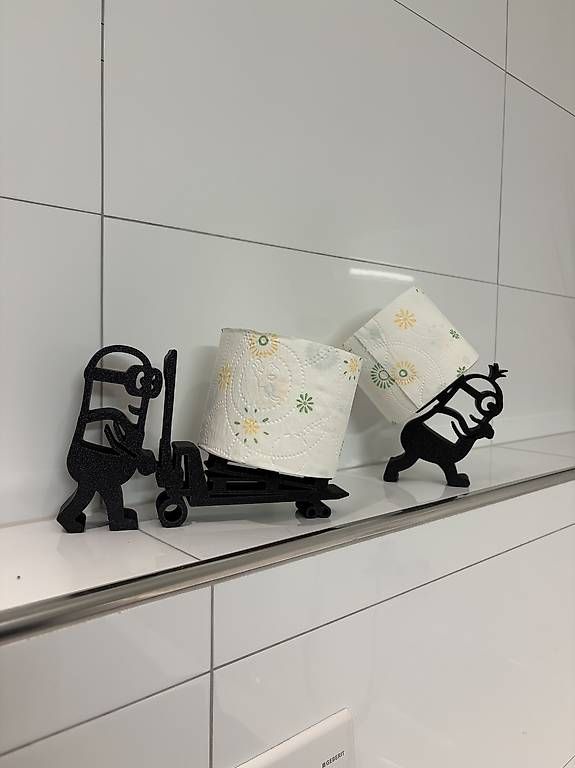 WC: Minion Toilettenpapierhalter – Nuovo e nell'imballaggio originale da Uzwil venduto da peasel91