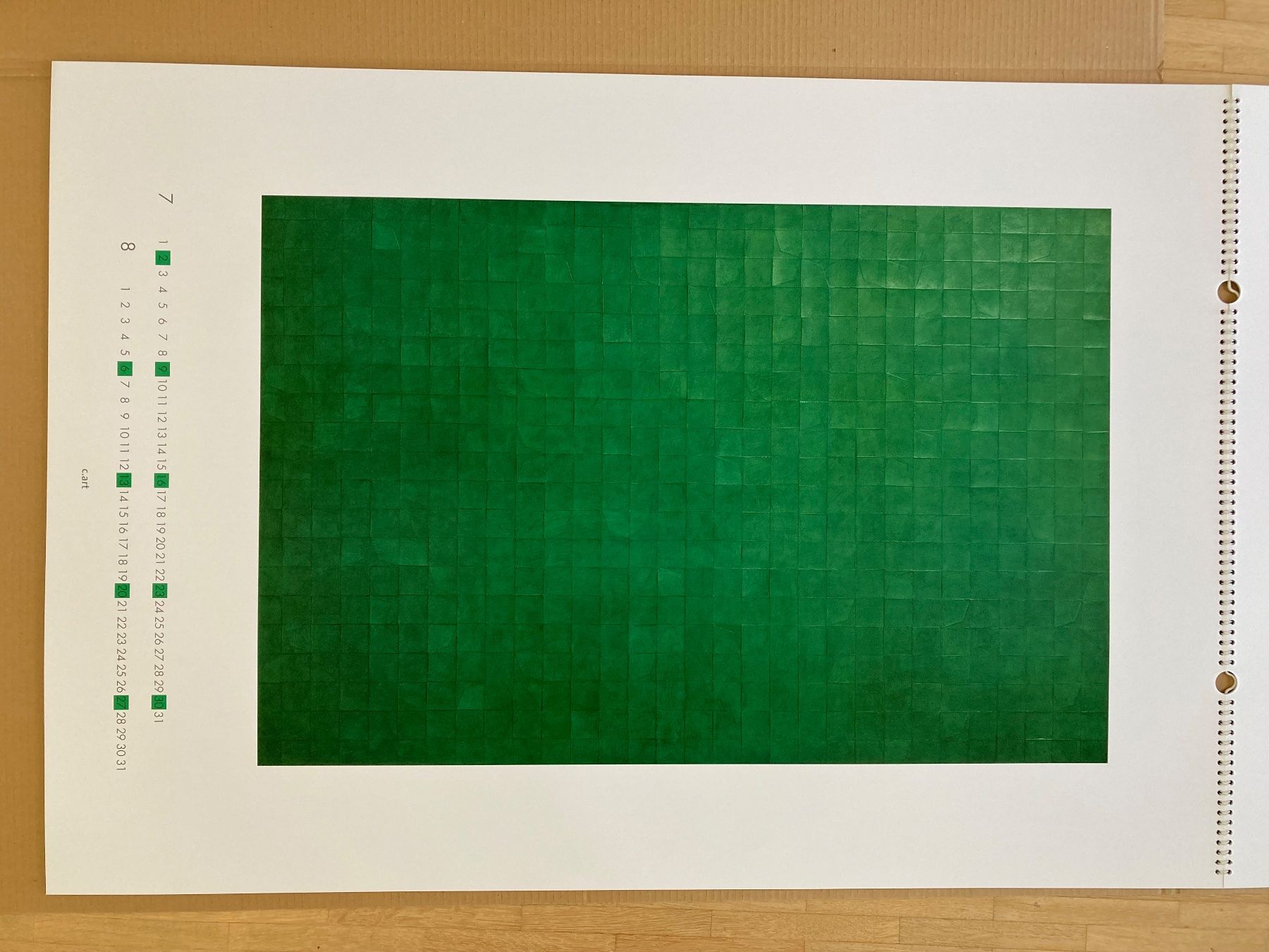 Calendari: Honegger Gottfried, Kunst- Kalender 2000, 99 x 69cm – Nuovo e nell'imballaggio originale da Chur venduto da Spuntz1 5