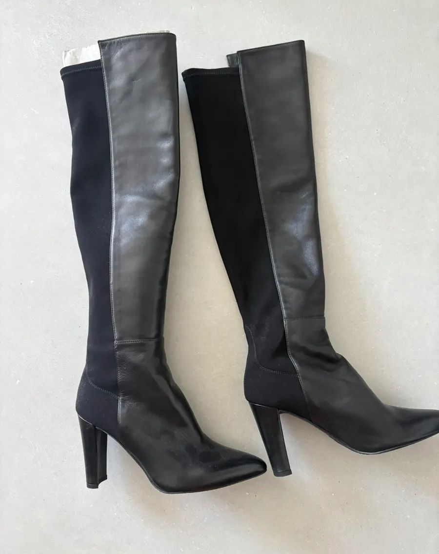 Stuart Weitzman Chaussures femmes: Stuart Weitzman Overknee Stiefel, schwarz, Gr. 36 – Neuf (Voir description) à Triesen par atos87