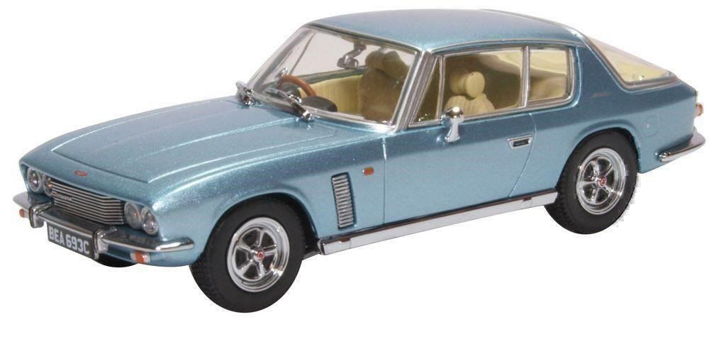 Jensen Modellini d'auto: Jensen Interceptor MK I 1966-1969 RHD hellblau met.     1:43 – Nuovo e nell'imballaggio originale da Gerlafingen venduto da espero88 1