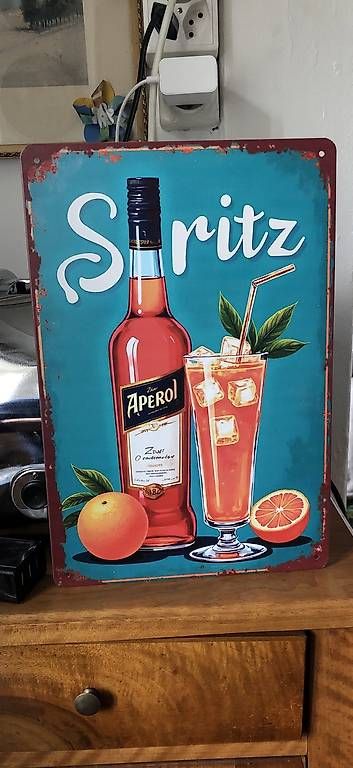 Schilder: Plaque "émaillée "Spritz – Gebraucht aus La Chaux-de-Fonds von reg_yw68 1