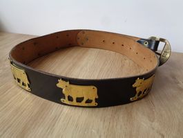 APPENZELLER GURT 85 GÜRTEL CHÜELIGURT SENNTUM BESCHLÄGE