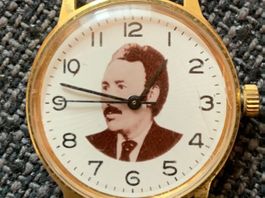 Seltenheit Armbanduhr Von Houari Boumedienne gem foto