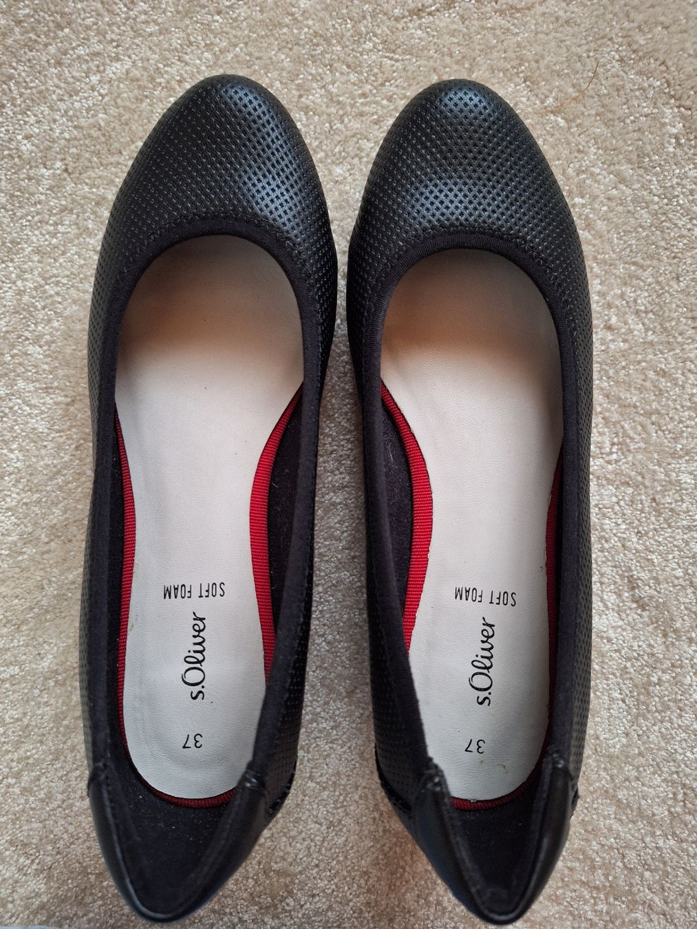 S.Oliver Scarpe da donna: s.Oliver Keilpumps black, Gr. 37 – Usato da Jegenstorf venduto da san_ztr6