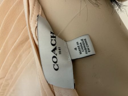 COACH NEW YORK SILKDRESS SIZE XS Rosé Vintage