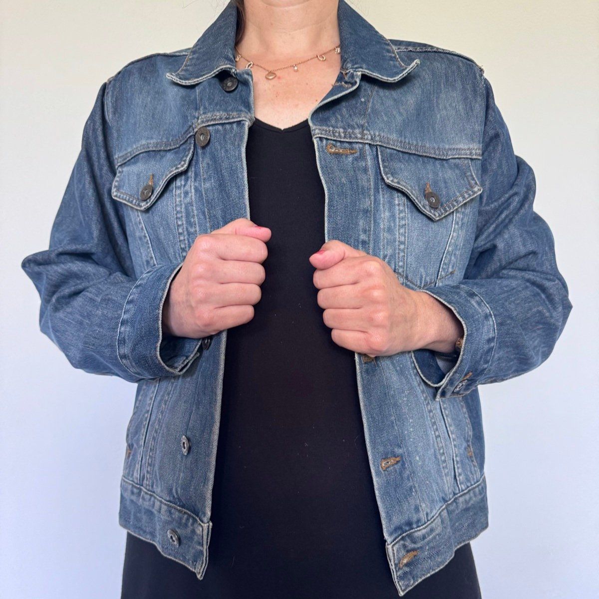 Vestes: Wolf - Traumfänger Jeansjacke Grösse S/M – D'occasion à Dübendorf par jeepcommander 1
