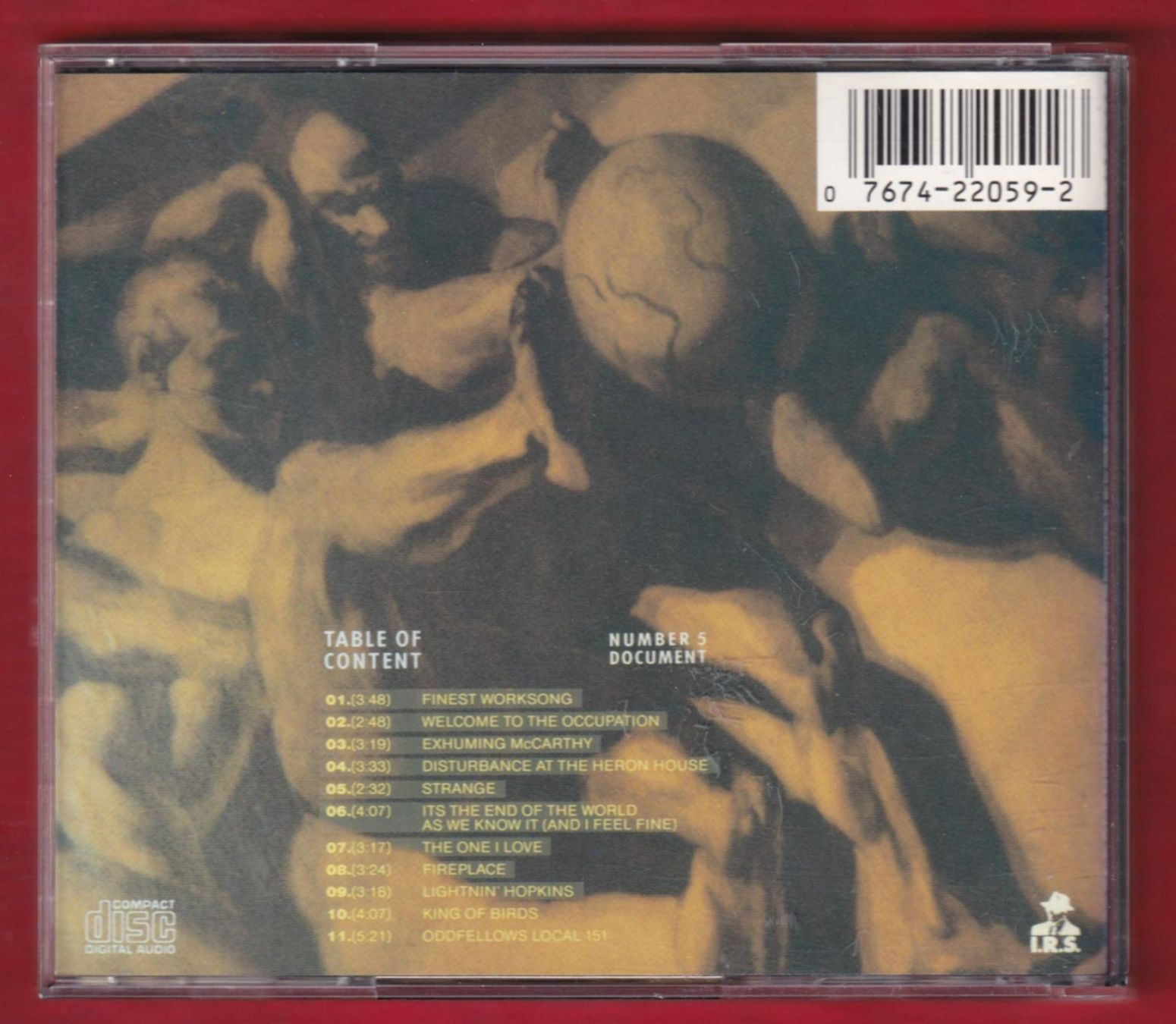 CDs: R.E.M. - Document (CD) – Gebraucht aus Zürich von Pfluftl2000 1
