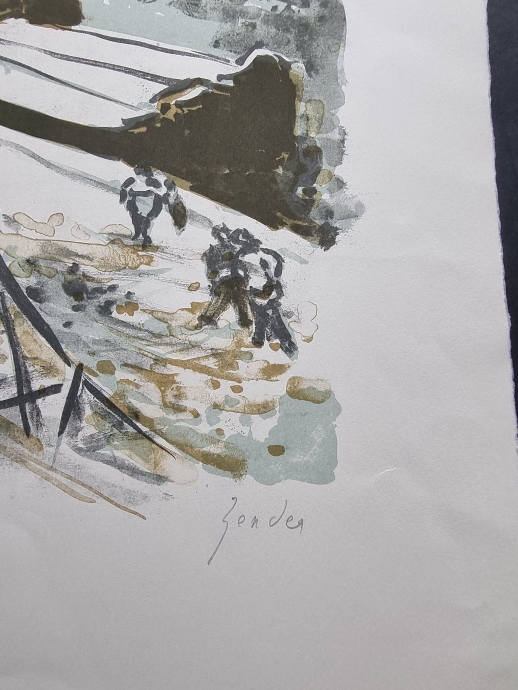 Grafica & Litografie: RUDOLF ZENDER LITHORAPHIE SIGNIERT NUMMERIERT – Usato da Gersau venduto da grafik-kunst 3