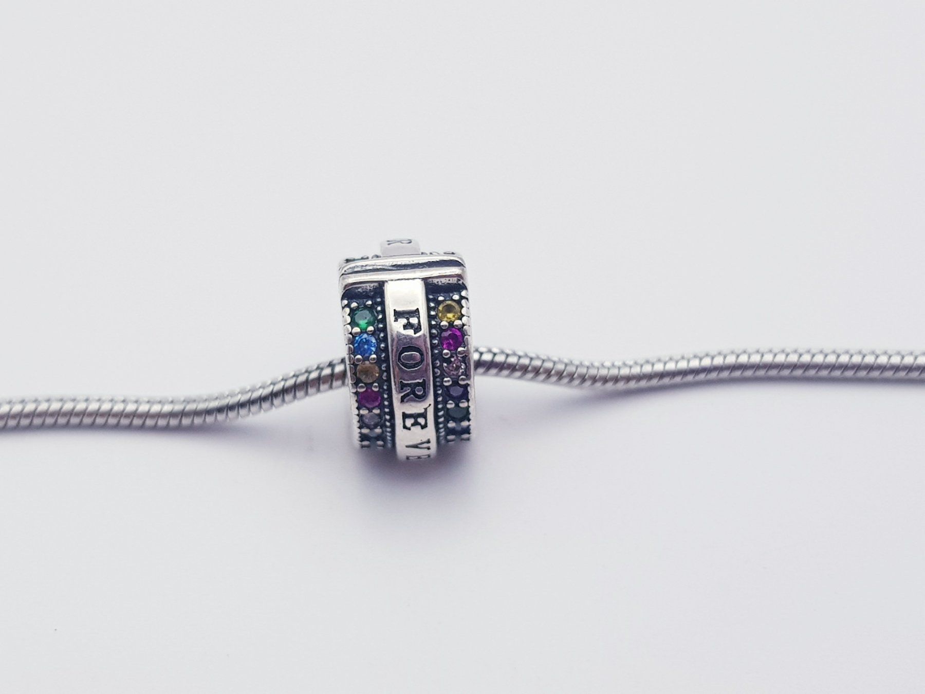 Ciondoli: Charm "Forever" (925 Sterling Silber) – Nuovo e nell'imballaggio originale da Menziken venduto da Zyropa 3
