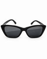 Sonnenbrille Cat-Eye schwarz Kunststoff 