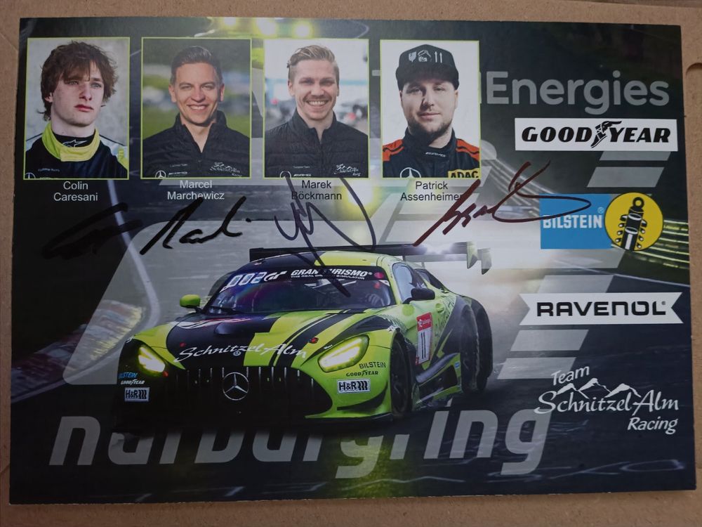 Team Schnitzel Alm Racing 2 - 24h Rennen - handsigniert (Gebraucht) in ...