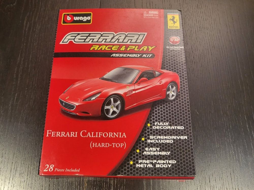 Ferrari California Modellauto Bausatz 1/32 Bburago (Neu und ...