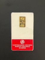 Goldbarren 1 g Berner Kantonal Bank