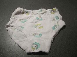 Unterhose Grösse 92/98, weiss/Mäuschen