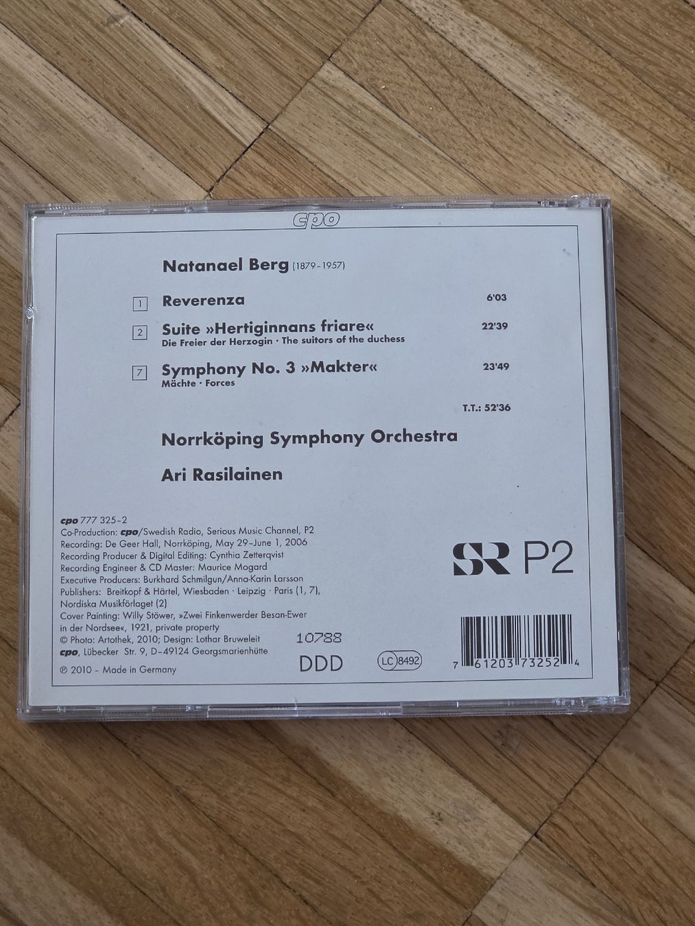 CD: CD: Natanael Berg Symphony Nr. 3 – Usato da Aesch BL venduto da immon 1