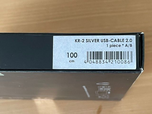 Viablue Kabel: ViaBlue KR-2 Silver USB Cable 2.0 - 1 Meter – Neu und originalverpackt aus Fahrwangen von Swirl2 2