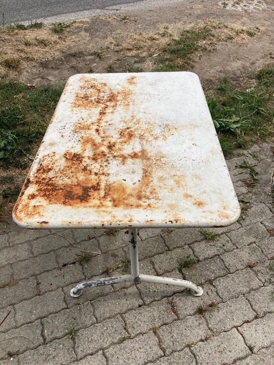 Antike Fundgrube Gartentisch Teakholz 100x100 Cm - Massiv Quadratisch Outdoor