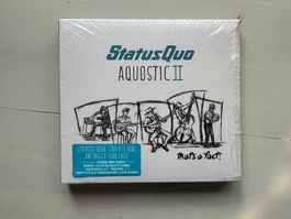 STATUS QUO tolle 2 CD's Aquostic II Kult Top neu versieglt