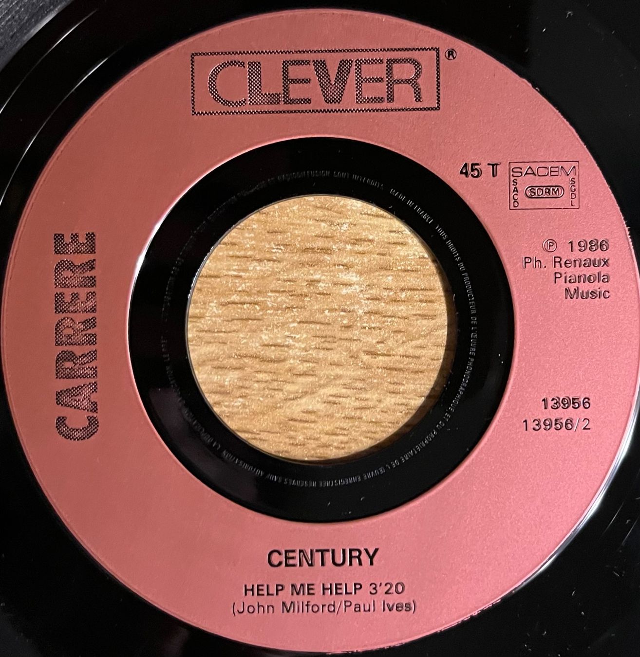 Dischi in vinile: CENTURY - JANE – Usato da Bussigny venduto da vinyl-pas-cher 3