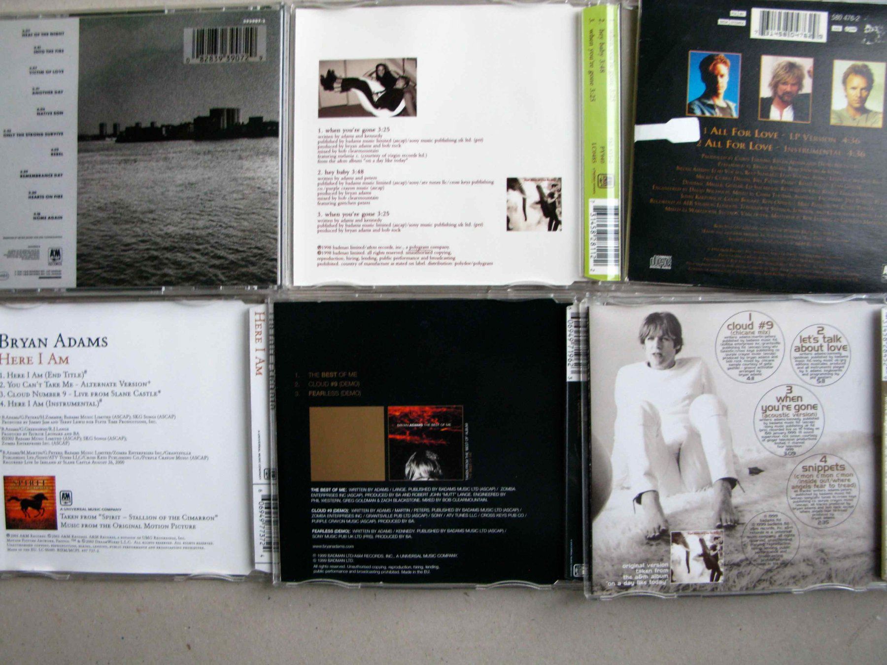 CD: Bryan Adams CD Singles & Album   Versand möglich – Usato da Samstagern venduto da Betscha 1
