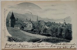 Zug und die Alpen, 1900 - Julius Fehr, Waldheim, Zug