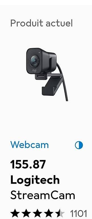 Logitech Webcams: Comme neuve Webcam Logitech StreamCam Full HD 60fps – D'occasion à Lausanne par cb3945 3