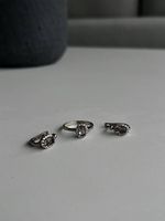 Schmuckset aus Silber - Ring und Ohrringe