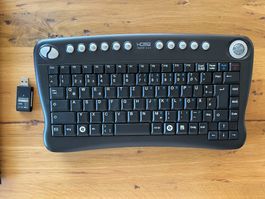 Home Digital Kompakttastatur, mit Trackball. Drahtlos.