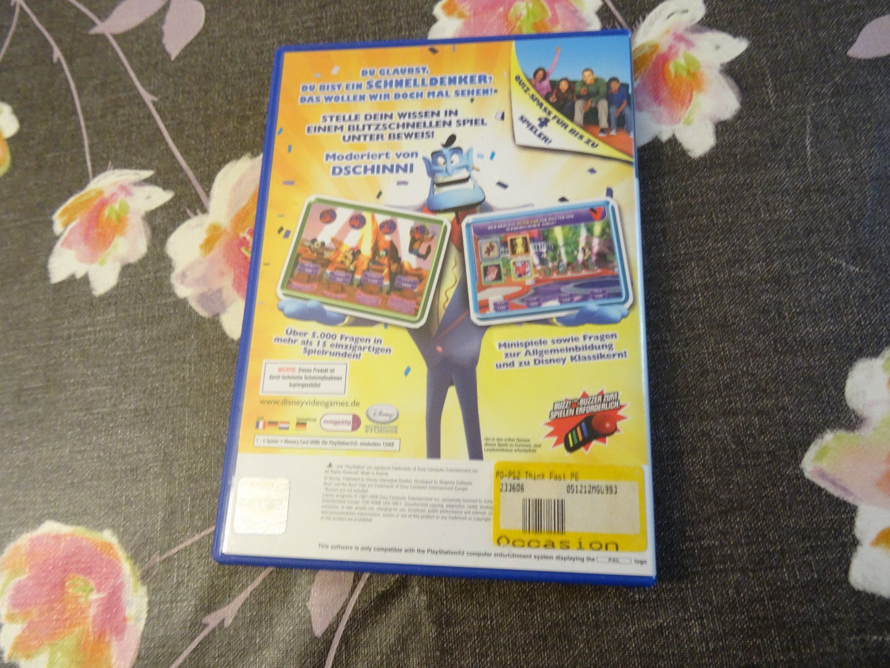 Sony Giochi: Disney Think - Das Schnelldenker-Quiz PS2 – Usato da Olten venduto da Disc-Ausverkauf 2