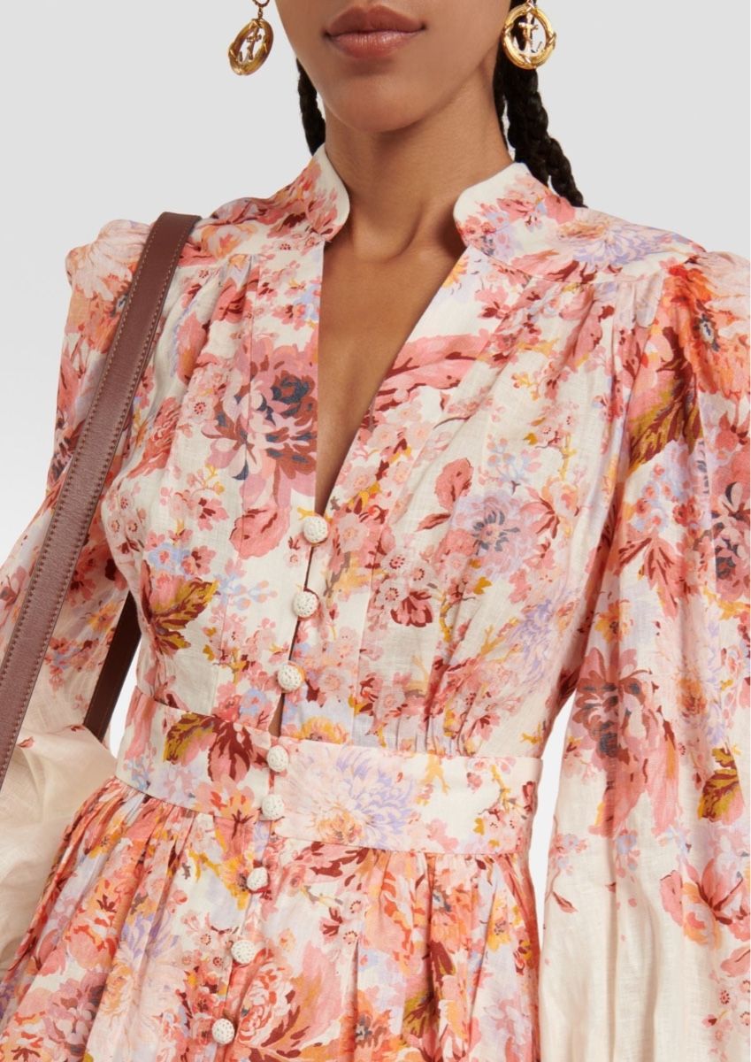 Zimmermann Kleider: Zimmermann Floral Linen Dress – Gebraucht aus St.Josefen von lop_lh8d 3