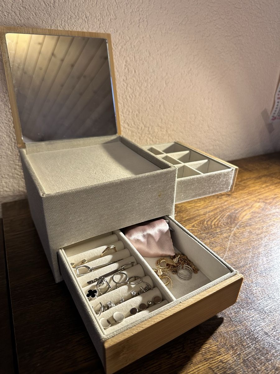 Schmuckkästen: Boîte à bijoux avec un miroir – Neu (gemäss Beschreibung) aus Sion von Omnomberry-