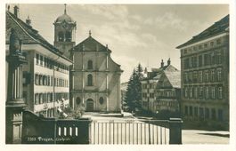Trogen - Dorfplatz + ca. 1925