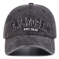 Casquette noire "California", style décontracté - Unisexe