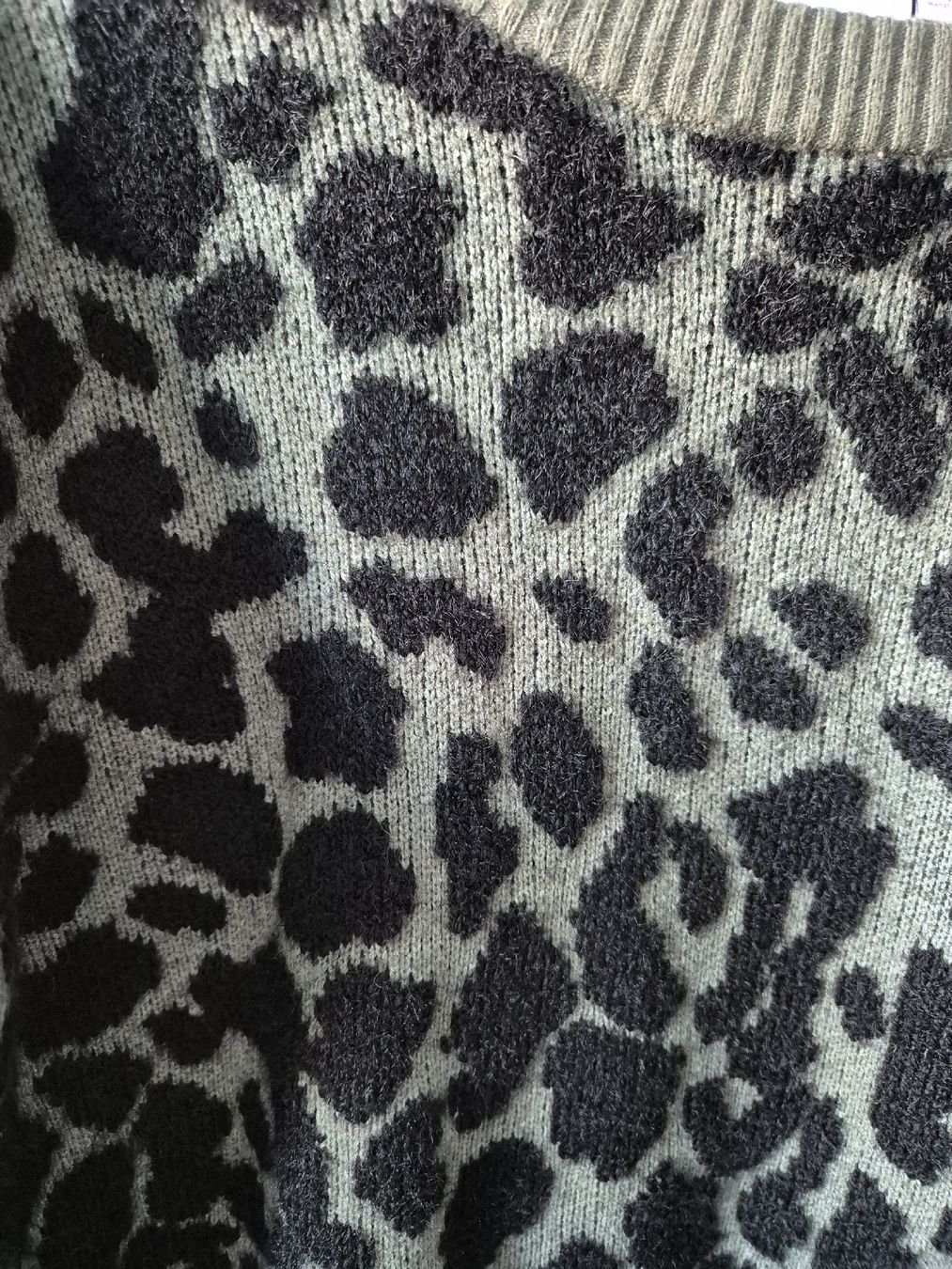 Vila Maglioni & Felpe: Vila Strickpullover Leo-Muster grün, Grösse L 💚 – Nuovo (secondo la descrizione) da Goldach venduto da nikkaaa 2
